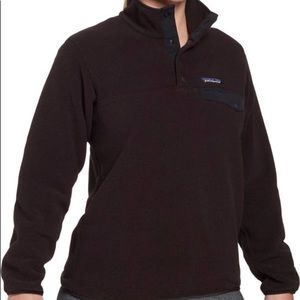 Black Patagonia Synchilla Snap-T Fleece Pullover